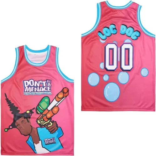 Miniatura 2 de Don't BE A Menace - Camiseta de baloncesto para hombre #00, sin mangas, hip hop, 90, camisetas deportivas cosidas