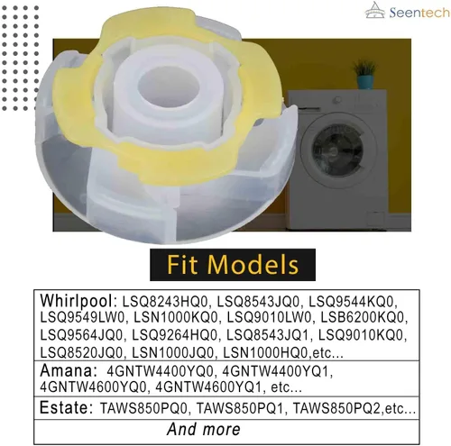 Miniatura 4 de Kit de reparación de agitador de leva corta para lavadora 285809 por Seentech, fácil de instalar - Compatible con lavadoras Whirlpool - Reemplaza