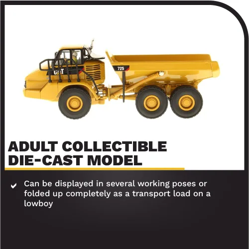 Miniatura 3 de Caterpillar 725 - Vehículo articulado de la serie Classics