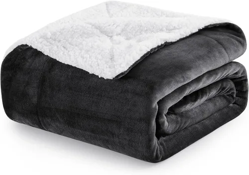 Miniatura 64 de MOONLIGHT20015 Mantas Sherpa de color rosa bebé tamaño King para cama – Paquete al por mayor de 9 mantas Sherpa – Manta suave y esponjosa