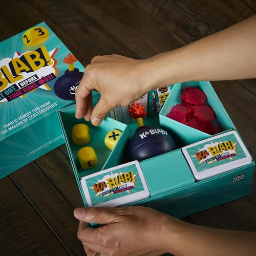 Miniatura 7 de Hasbro Gaming F2562101 Ka-Blab Familias, Adolescentes y Niños, a partir de 10 años, Juego de Grupo para 2 a 6 Jugadores de Scattergories, Multicolor