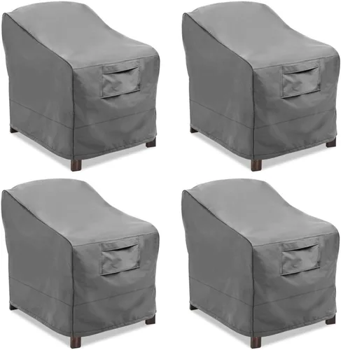 Miniatura 15 de Vailge Fundas para Sillas de Patio, Funda de Asiento Profundo para Tumbona, Fundas para Muebles de Patio al Aire Libre Resistentes e Impermeables