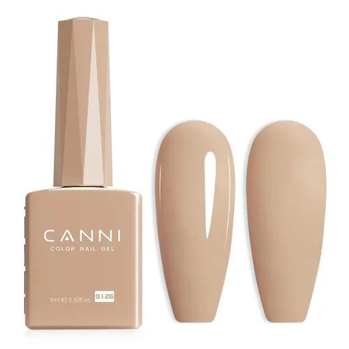Miniatura 67 de CANNI - Esmalte de uñas de gel rosa claro - 1 unidad de 0.5 onzas, color rosa bebé, color rosa pálido de alto brillo, esmalte de uñas con remojo UV