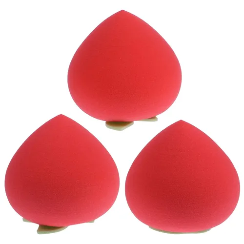 Esponja de maquillaje lindo Huevo 3 Uds. Esponja de belleza de frutas Esponja de maquillaje Puff Face Makeup Foundation Cosmetología Kit Polvo Crema