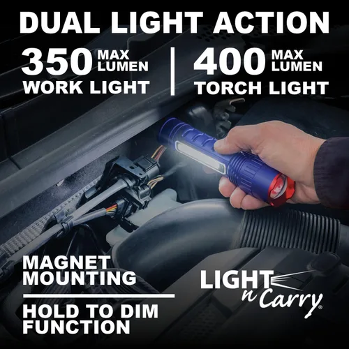 Miniatura 5 de Clore Automotive - Linterna recargable LED y luz de trabajo combinado (LNC330)