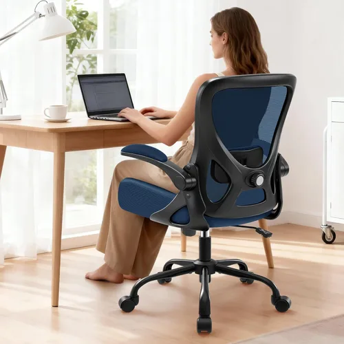 Miniatura 18 de AreShark Silla de oficina – Silla de escritorio ergonómica de malla transpirable con reposacabezas 2D y soporte lumbar ajustable – Silla ejecutiva