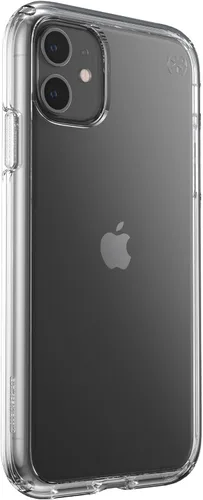 Miniatura 3 de Speck Funda transparente para iPhone 11, protección contra caídas, antiamarilleo, antidecoloración, delgada, transparente, absorbente de golpes