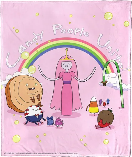 Miniatura 32 de Northwest Adventure Time - Manta de seda táctil, 50 x 60 pulgadas, Adventure Comic