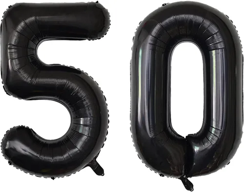 Miniatura 52 de SINBEE Globo dorado del número 10, papel de aluminio Mylar de 40 pulgadas, decoración de fiesta reutilizable para cumpleaños, aniversario, Oro