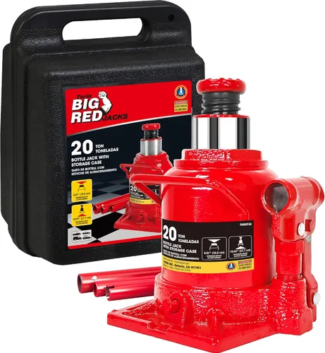 Miniatura 6 de BIG RED T90213 Torin Gato Hidráulico de Botella Soldado con Estuche de Transporte y Almacenamiento de Moldeo por Soplado, Capacidad de 2 Toneladas