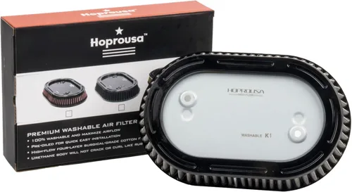 Miniatura 10 de Reemplazo 29400267 Filtro de Aire para Motocicleta Compatible con Touring '17 y posteriores, Softail M8 '18 y posteriores, Motor Equipado con 114