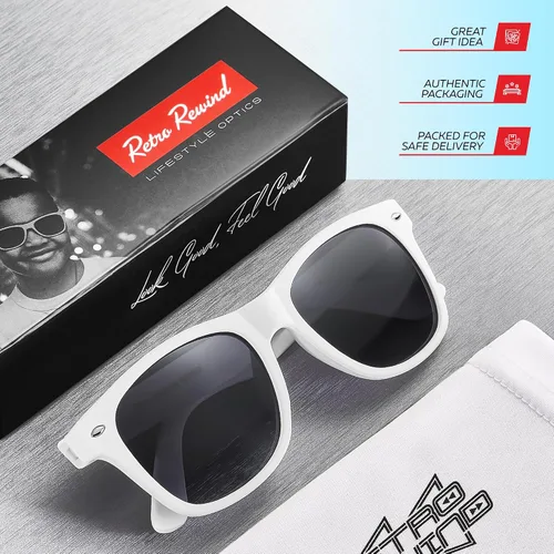 Miniatura 272 de Retro Rewind Lentes de sol para niños y niñas de 3 a 12 años, inastillables, UV400, lentes de sol para niños pequeños