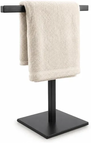 Miniatura 11 de Soporte de toalla de mano para baño, soporte de toalla de 13 pulgadas en forma de T, barra de toalla de pie, acabado de acero inoxidable SUS304 Plata