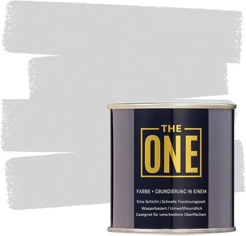 Miniatura 9 de THE ONE Pintura e imprimación todo en uno, negro mate, 8.5 onzas líquidas/250ml, fórmula de 1 capa, decoración fácil de interiores y exteriores