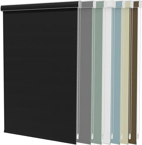 MYshade Persianas enrollables personalizadas para ventana, persianas enrollables para ventanas con cable, bloqueo solar, protección de privacidad,