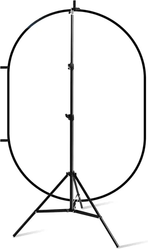 Selens Kit Difusor de Luz Suave Desplegable de 59x39 Pulgadas, con Soporte de Luz de 6.6 Pies y Soporte para Clips para Estudio Fotográfico, Retrato