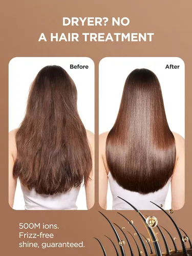 Miniatura 5 de PLAVOGUE Secador de pelo de viaje de doble voltaje con difusor, secador de pelo iónico de alta velocidad para mujeres, secado rápido, bajo ruido