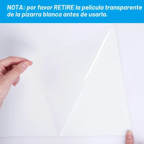 Miniatura 8 de HAMIGAR Adhesivo de Pizarra Blanca para Pared 18" x 197" Papel Tapiz de Pizarra de Borrado en Seco Despegar y Pegar, Pizarra Blanca para Pegar