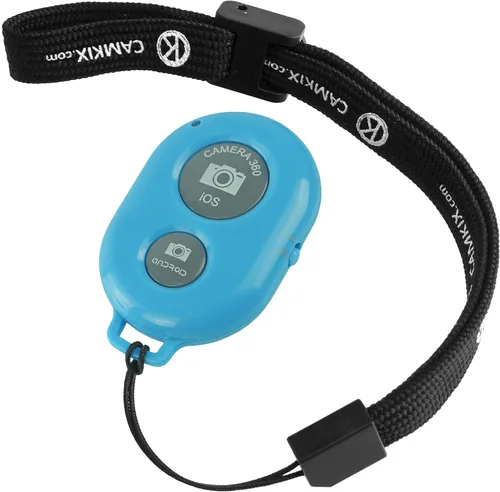 CamKix control remoto inalámbrico para cámara con obturación y Bluetooth para teléfonos inteligentes – crea increíbles fotos y autofotos., Azul