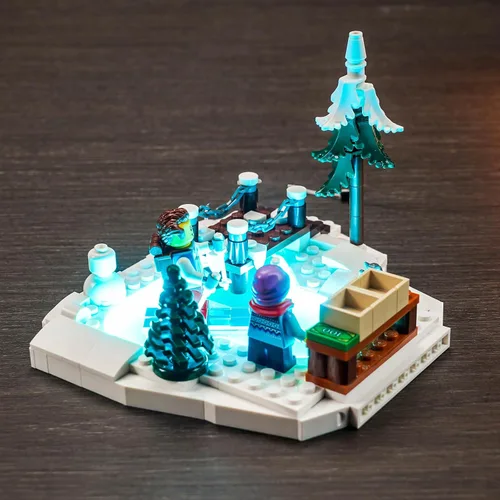 Miniatura 7 de VONADO Kit de luz LED para Lego Alpine Lodge 10325 Christmas Winter Village para adultos (solo luces, sin modelos)