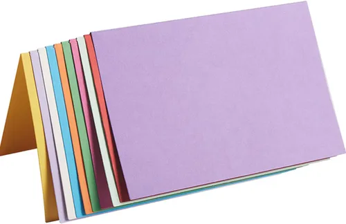 Miniatura 19 de 50 paquetes de tarjetas en blanco Cartulina plegada Tarjetas de agradecimiento en blanco para invitaciones, boda, tarjetas de felicitación, todas