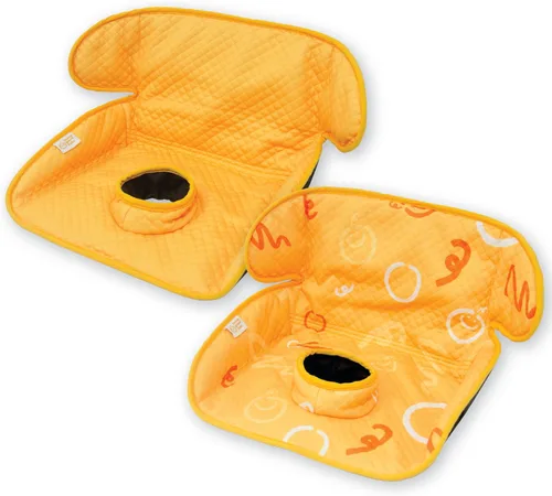 Miniatura 10 de Paquete de 2 Almohadillas Negras para Pipí – Protector Impermeable para Asiento de Coche y Cochecito para Entrenamiento de Orinal de Niños Pequeños