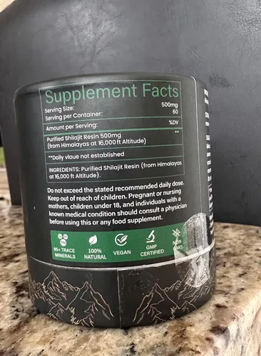Miniatura 9 de Resina Shilajit pura del Himalaya – 75 porciones para refuerzo de energía y apoyo inmunológico – Shilajit orgánico contiene más de 85 minerales