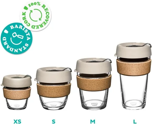 Miniatura 6 de Taza KeepCup Brew, de vidrio templado y corcho, Vidrio templado, Prensa