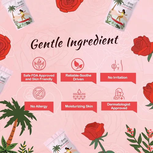 Miniatura 6 de Ajoura Frijoles de cera de rosa dura de 1 libra para depilación de cuerpo completo – Bikini, cara, cejas, espalda, pecho, piernas, axila, labio Rojo