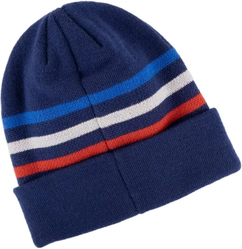 Miniatura 2 de Ford Gorro de punto Mustang a rayas para hombre con puño azul talla única Azul