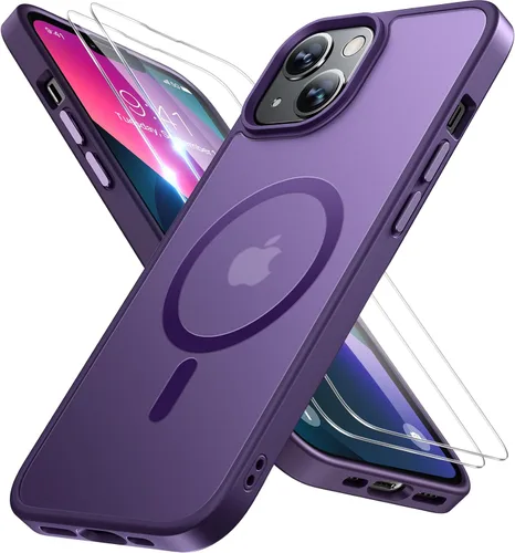 Miniatura 141 de Miracase Funda diseñada para iPhone SE 2022/SE 2020/7/8, funda multicolor de silicona a prueba de golpes (rojo)