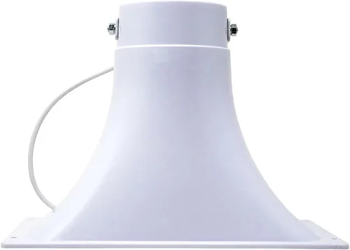 Miniatura 4 de Nippon America Bocina de alimentación TC-45 Altavoz PA de 80 vatios, blanco 11 "x 6.6