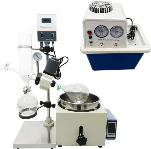 Miniatura 8 de INTBUYING Bomba de vacío de agua circulante de 110V 15L Aspirador de chorro de agua de laboratorio para química y evacuación de aire, bomba de vacío