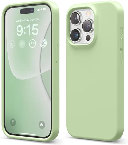 Miniatura 28 de elago Compatible con Funda para iPhone 15 Pro, Funda de Silicona Líquida, Cubierta Protectora de Cuerpo Completo, Resistente a Golpes, Funda Delgada
