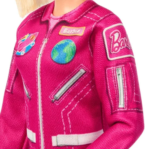 Miniatura 3 de Barbie Careers - Muñeca de Moda Astronauta con Look Removible con Traje Espacial Rosa y Zapatos, Más Accesorio de Casco, Carrera del Año 2026