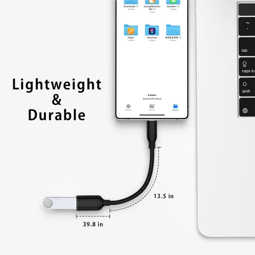 Miniatura 7 de Adaptador USB C a USB 3.0, USB tipo C macho a USB A hembra, cable OTG de 5 Gbps convertidor de alta velocidad OTG cable para Google Pixel 10a/10pro
