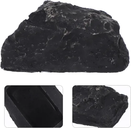 Miniatura 9 de Llavero realista para exteriores, funda deslizante para llaves de roca falsa, cubierta deslizante para jardín oculto