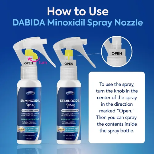 Miniatura 3 de 5% Minoxidil para hombres, espray de Minoxidil, Minoxidil para el crecimiento del cabello en mujeres, Minoxidil para el crecimiento de la barba
