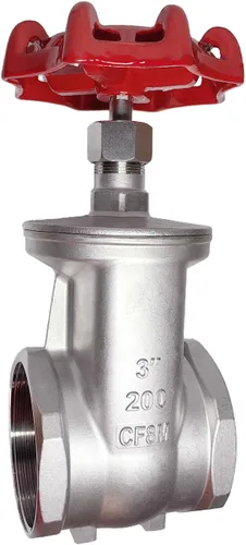 Miniatura 11 de Válvula de compuerta de acero inoxidable 304, válvula de globo rotativa roscada hembra de acero inoxidable NPT de 1/2 "para interruptores de flujo