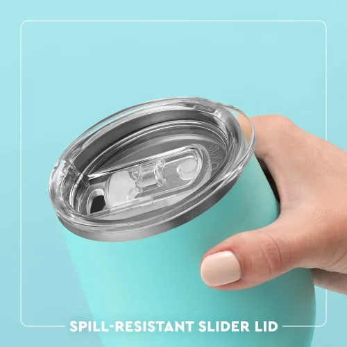 Miniatura 4 de Swig Life Vaso de vino de 12 onzas con tapa, acero inoxidable, apto para lavavajillas, portátil, triple aislamiento (todos los americanos)