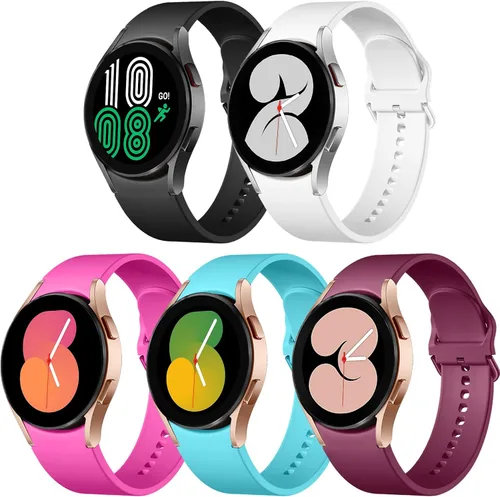 Lerobo, 5 unidades de bandas compatibles con Galaxy Watch 7 6 5 4 Band 40mm 44mm/ Galaxy Watch 6 4 Classic Band 43mm 47mm 46mm 42mm/Watch 5 pro