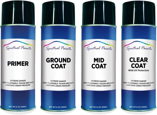 Miniatura 6 de Spectral Paints Compatible/reemplazo para Chevrolet 89 Crystal Claret Tintcoat - Pintura en aerosol para tierra y capa media