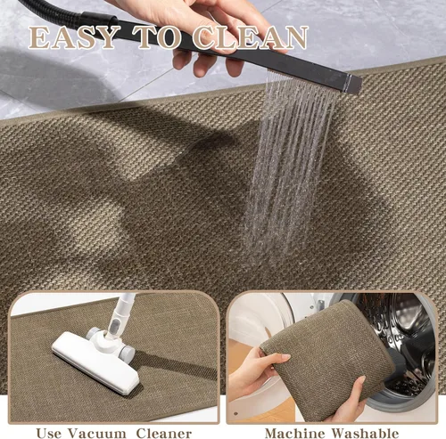 Miniatura 6 de chakme Alfombras de Baño 24x17, Alfombra de Baño Ultra Delgada Antideslizante Pequeña de Secado Rápido Absorbente para Piso de Baño
