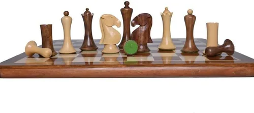 Miniatura 4 de Ulbrich Series - Juego de ajedrez de madera con 2 reinas adicionales, estilo moderno con peso TAJ CHESS STORE