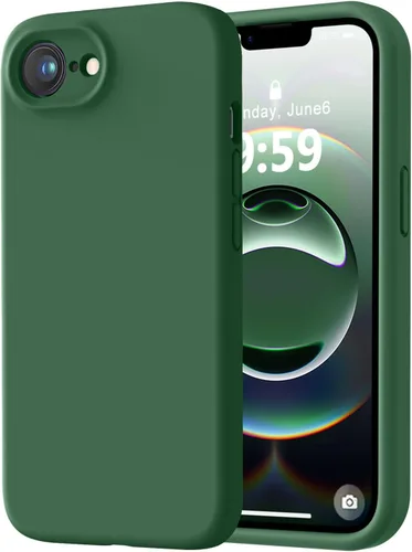 Miniatura 349 de LOVE 3000 Compatible con Funda para iPhone 15, [Cámara de Cobertura Completa de Silicona Suave] [Protección contra Caídas de 8 pies], Forro de Negro