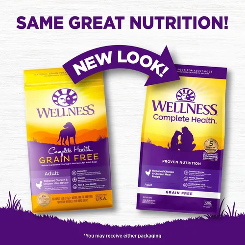 Miniatura 2 de Wellness Natural Pet Food Complete Health - Alimento seco natural sin cereales para perros, pollo, bolsa de 24 libras