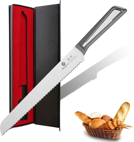 Miniatura 18 de imarku Juego de 15 cuchillos con afilador integrado, juego de cuchillos de cocina de acero inoxidable japonés de alto carbono, apto