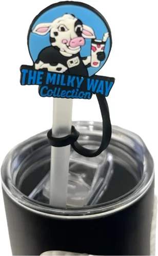 Miniatura 2 de Tapa de paja con cara de vaca