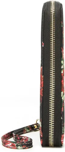Miniatura 170 de Cartera de mano para mujer, estilo bohemio, con RFID, elegante, espaciosa con correa para viajes, capacidad para tarjetas, teléfono, dinero