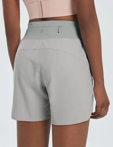 Miniatura 2 de BALEAF Women's 5" Running Shorts Unlined Athletic Workout Shorts Zipper Pocket